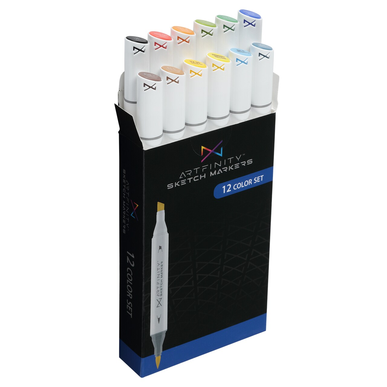 Artfinity Sketch Marker Sets - Vibrant, Professional, Dye-Based Alcohol Markers for Artists, Students, Drawing, Travel, & More!